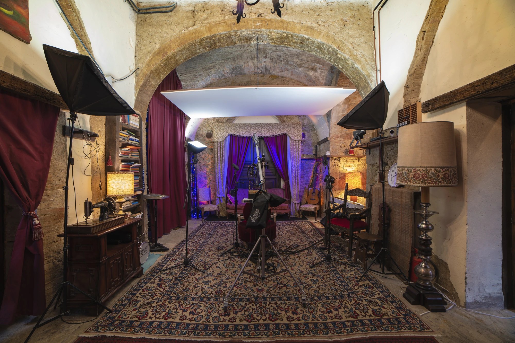 Sala ripresa — la volta in pietra